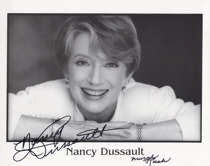 Nancy Dussault autograph