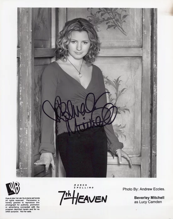 Beverley Mitchell autograph