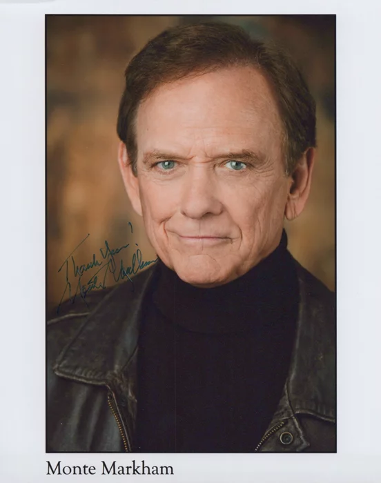 Monte Markham autograph