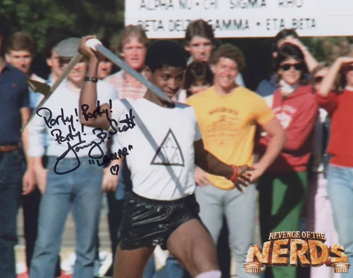 Larry B. Scott autograph