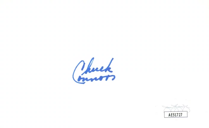 Chuck Connors autograph