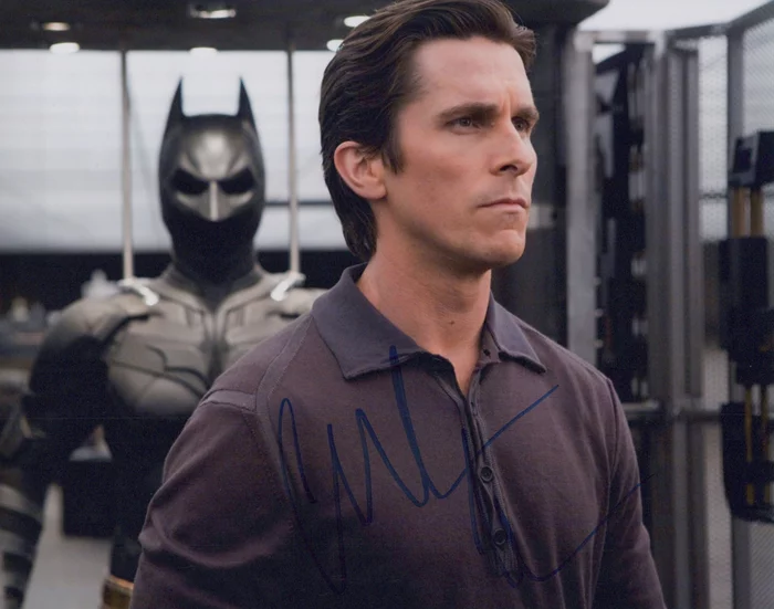 Christian Bale autograph