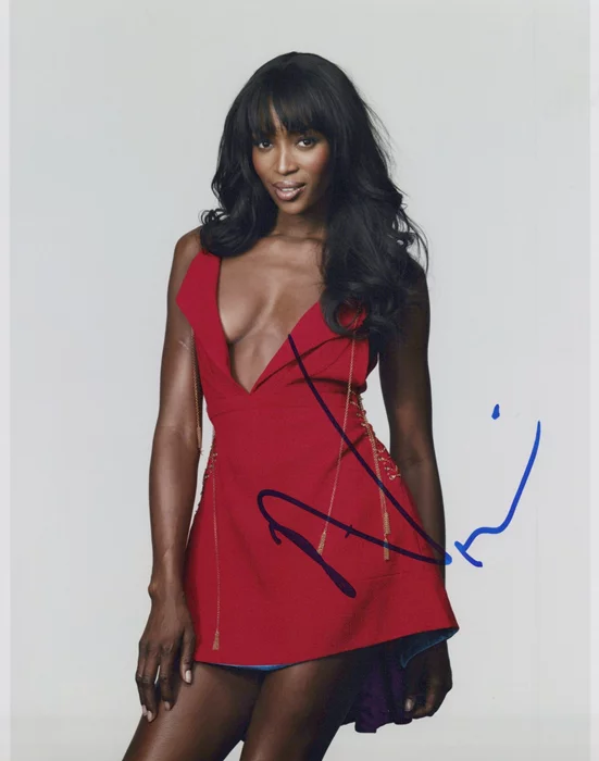 Naomi Campbell autograph