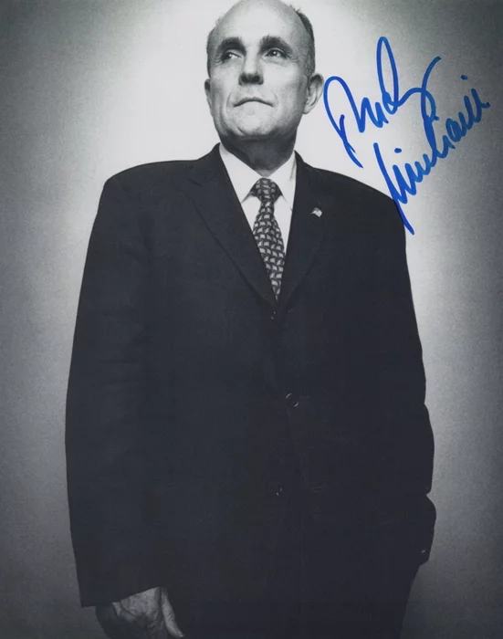 Rudy Giuliani autograph