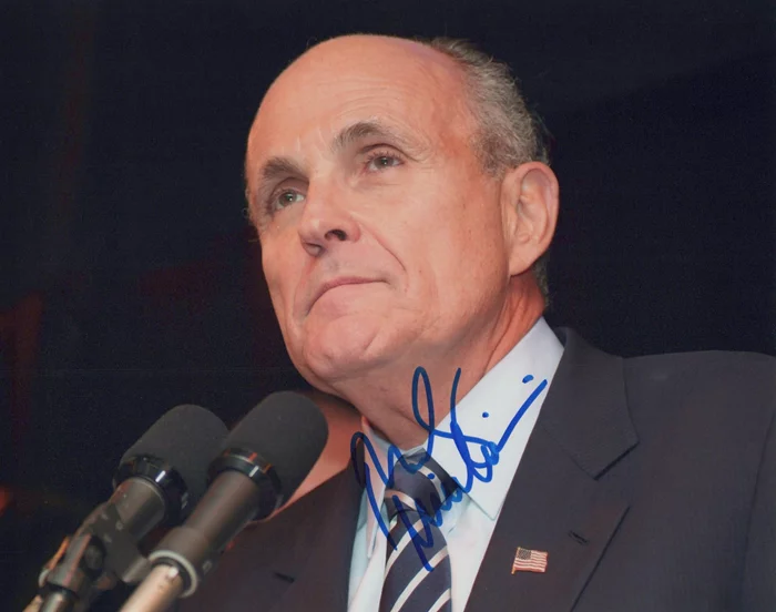 Rudy Giuliani autograph