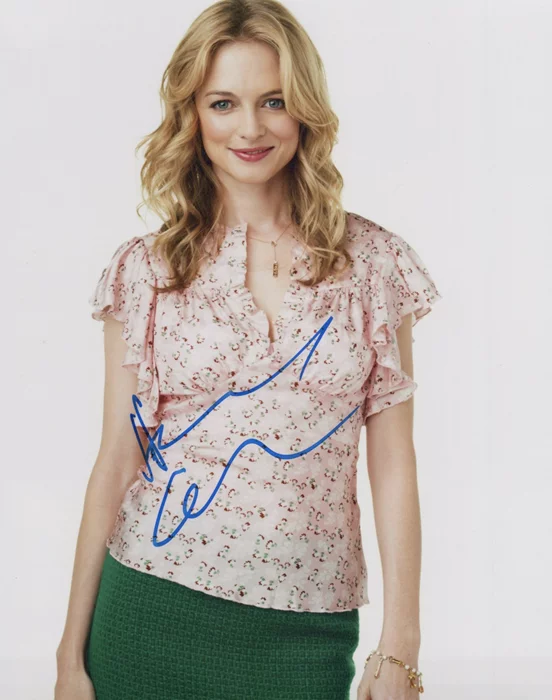 Heather Graham autograph