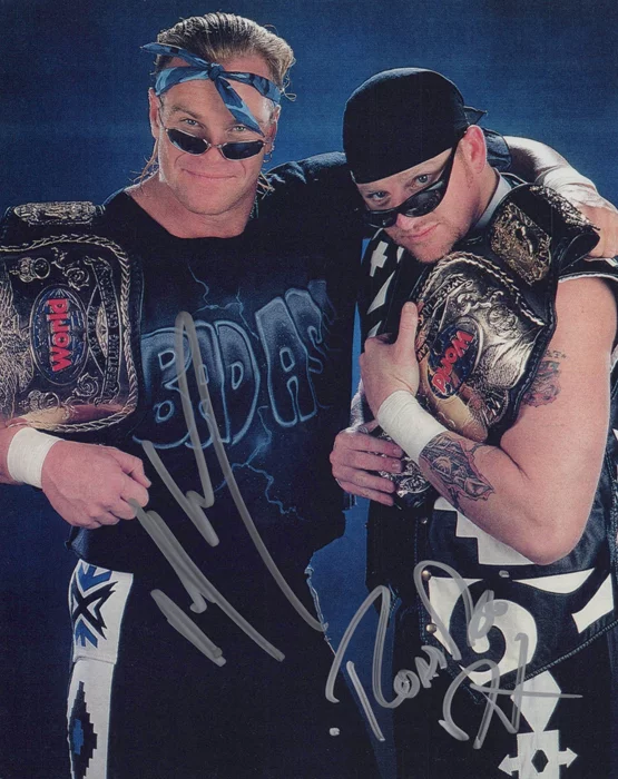 New Age Outlaws autograph