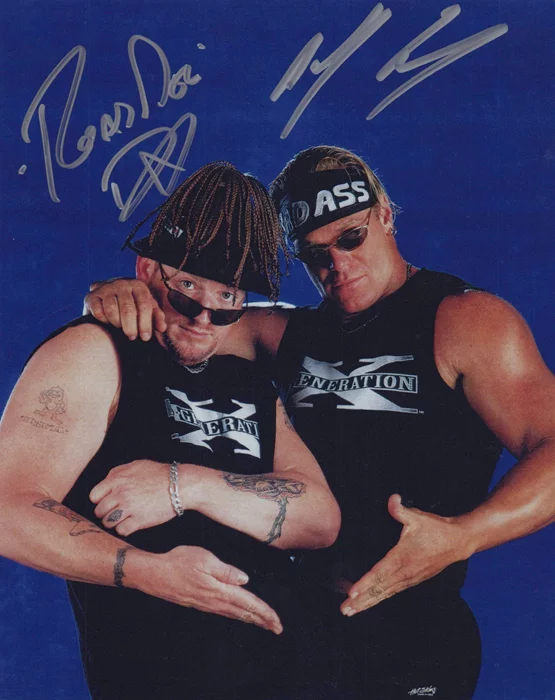New Age Outlaws autograph