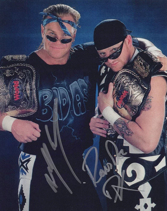 New Age Outlaws autograph