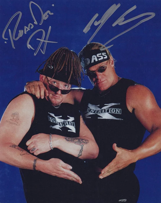 New Age Outlaws autograph