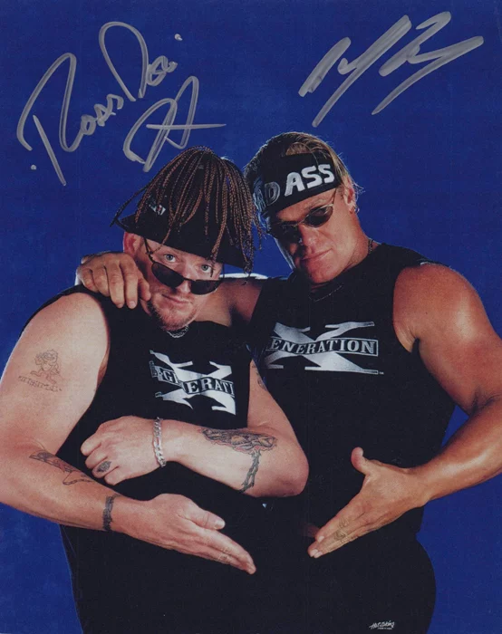 New Age Outlaws autograph