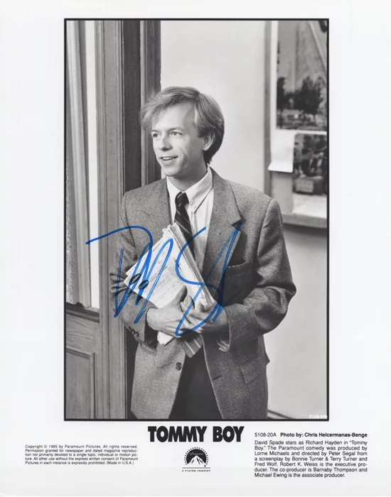 David Spade autograph