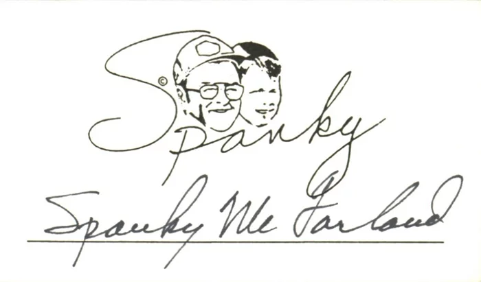 Spanky McFarland autograph