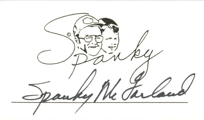 Spanky McFarland autograph