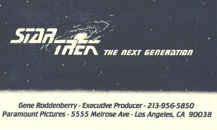 Gene Roddenberry autograph
