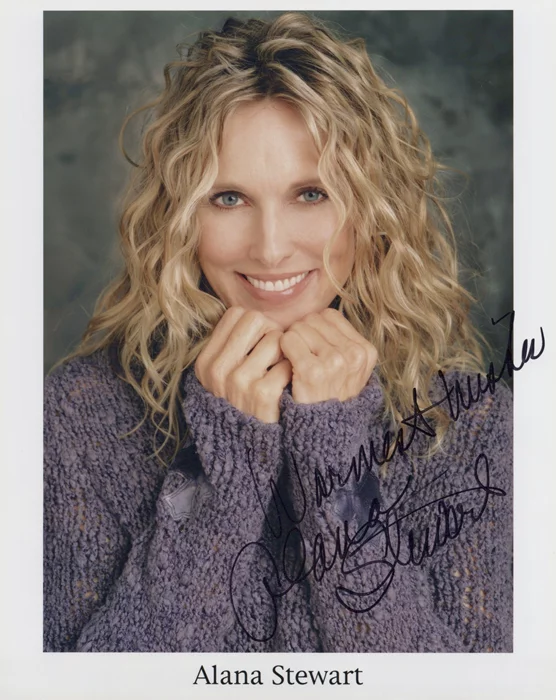Alana Stewart autograph