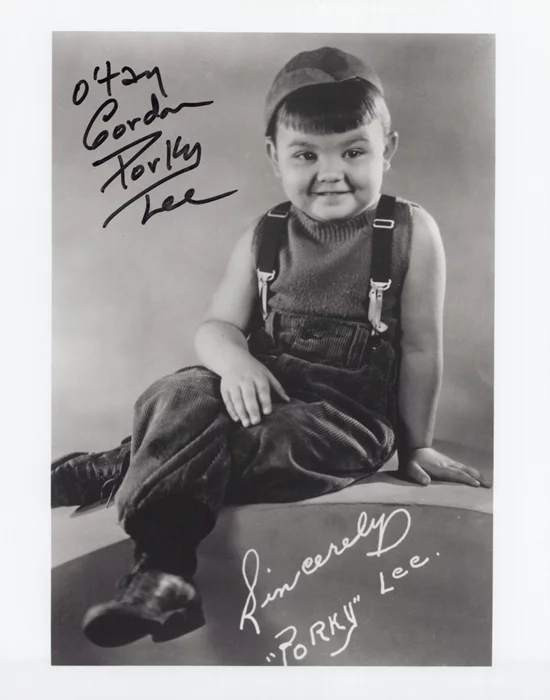 Eugene 'Porky' Lee autograph