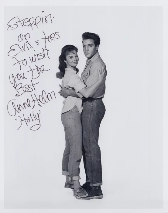 Anne Helm autograph