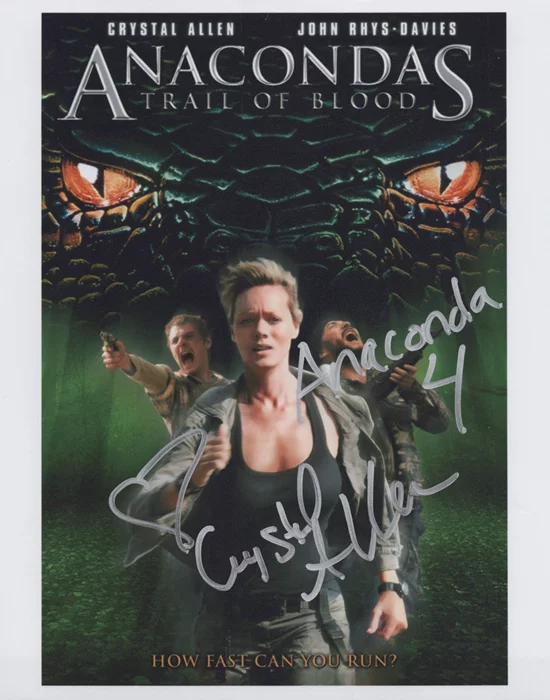 Crystal Allen autograph