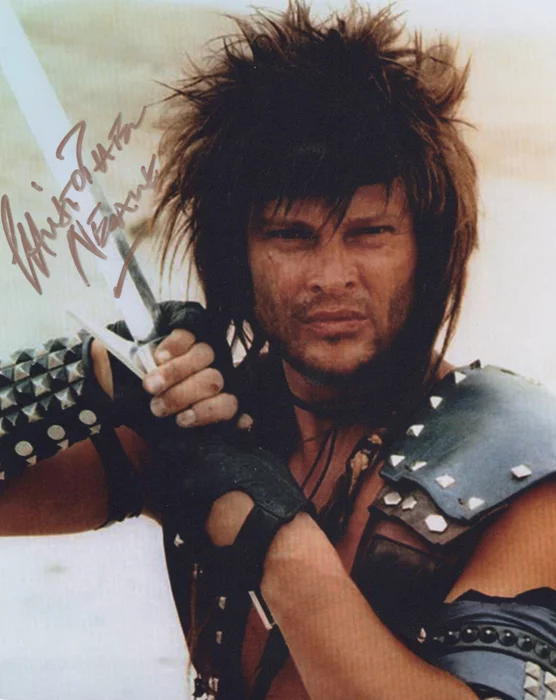 Christopher Neame autograph