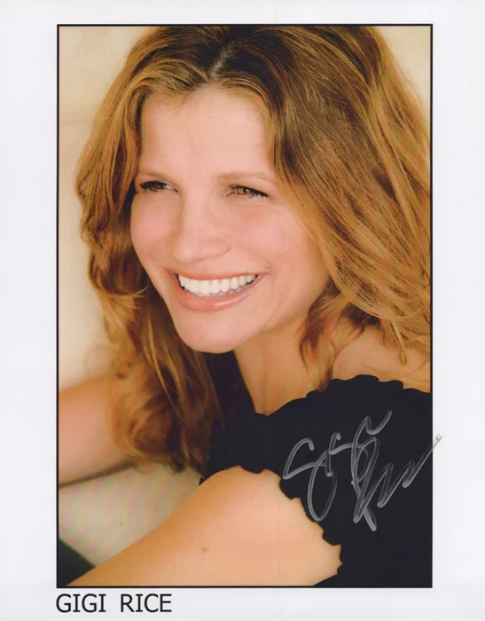 Gigi Rice autograph
