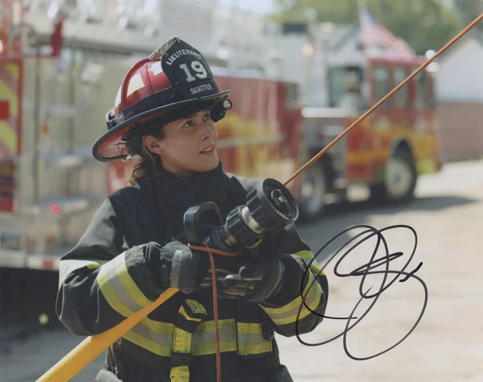 Jaina Lee Ortiz autograph