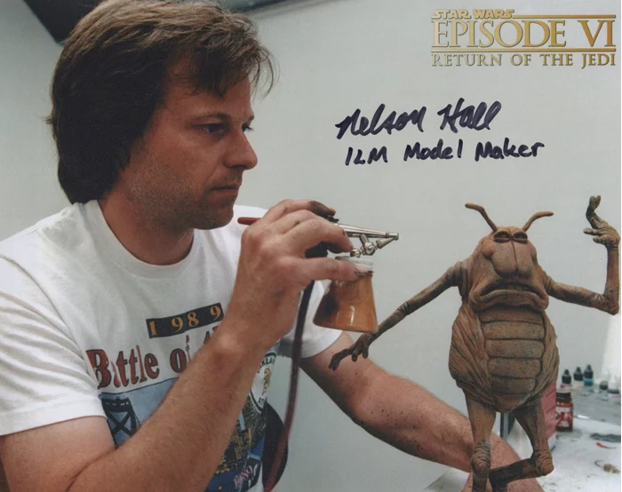 Nelson Hall autograph