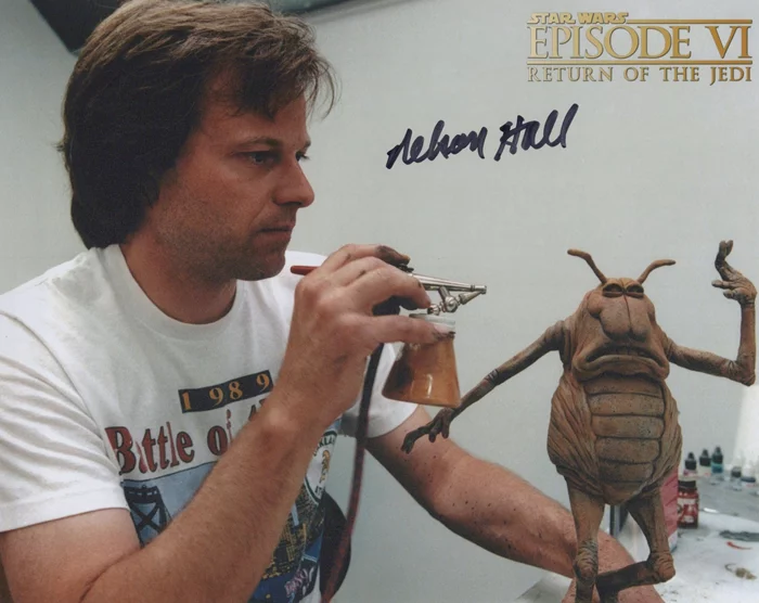 Nelson Hall autograph