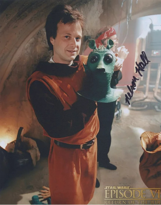 Nelson Hall autograph