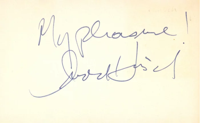 Judd Hirsch autograph