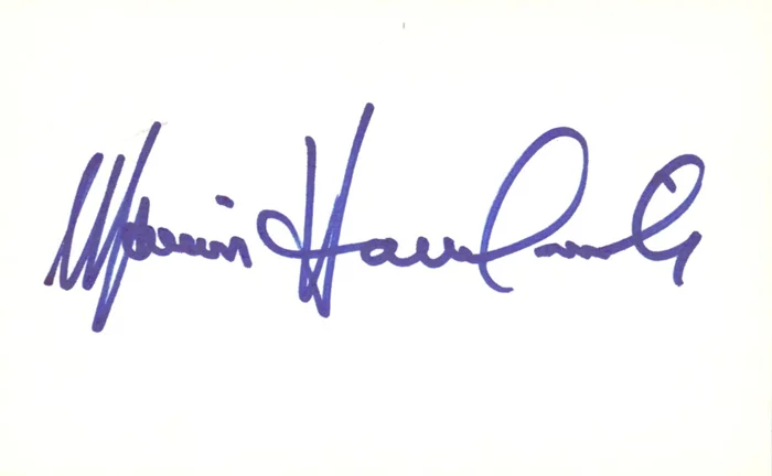Marvin Hamlisch autograph