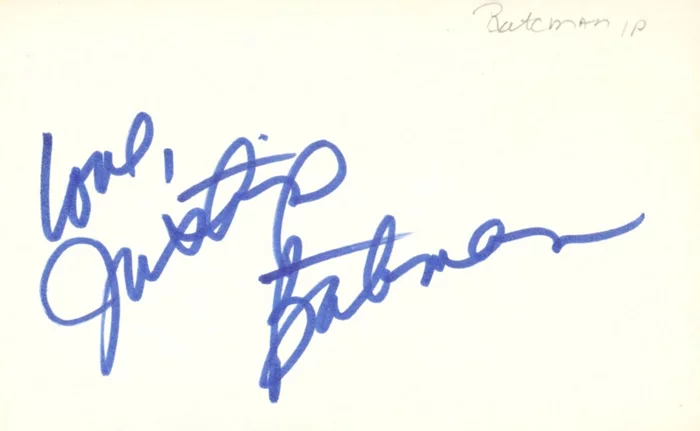 Justine Bateman autograph