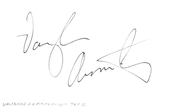 Vaughn Armstrong autograph