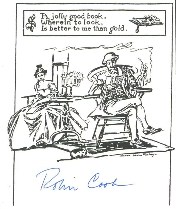 Robin Cook autograph