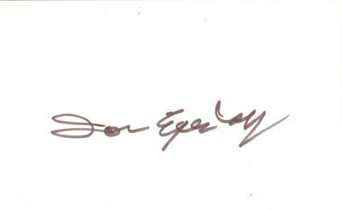 Iron Eyes Cody autograph