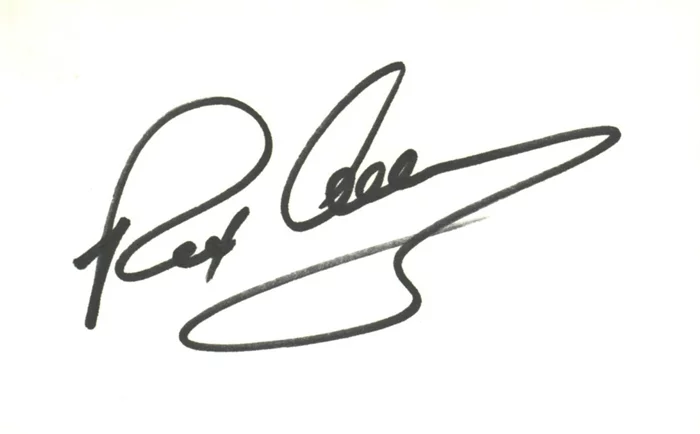 Rex Allen autograph