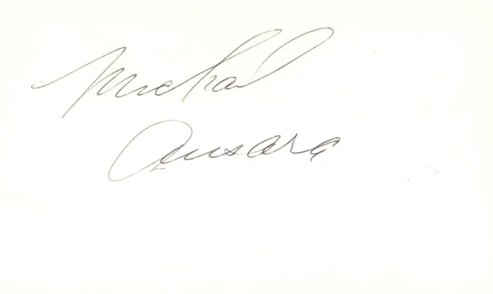 Michael Ansara autograph