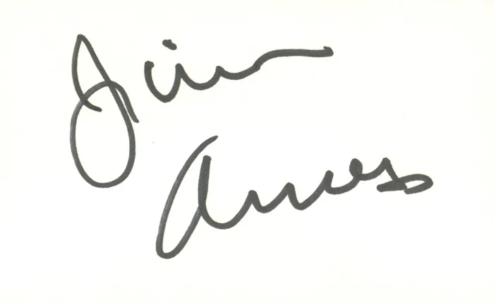James Arness autograph