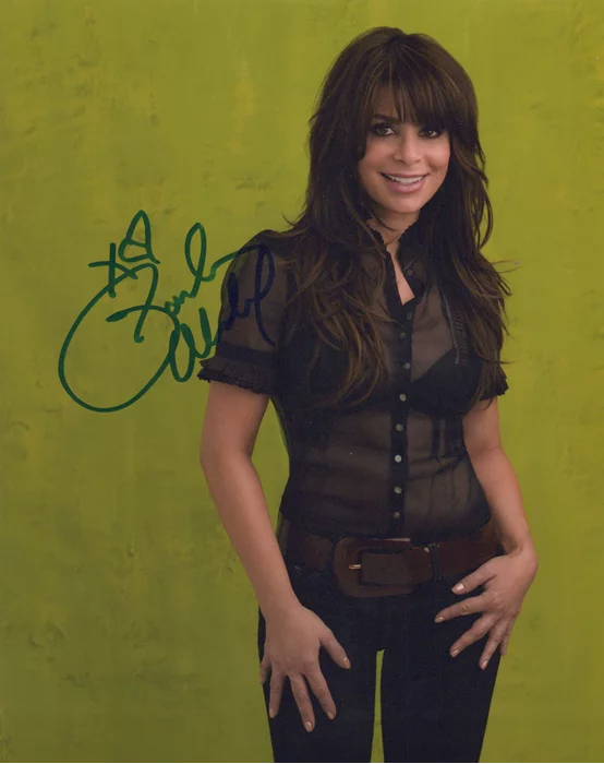 Paula Abdul autograph