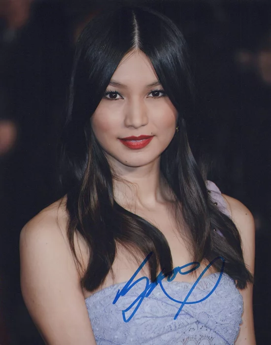 Gemma Chan autograph