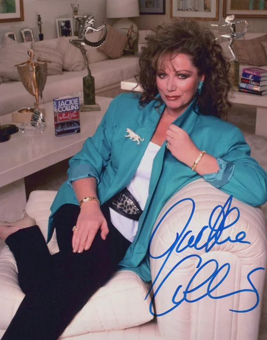 Jackie Collins autograph