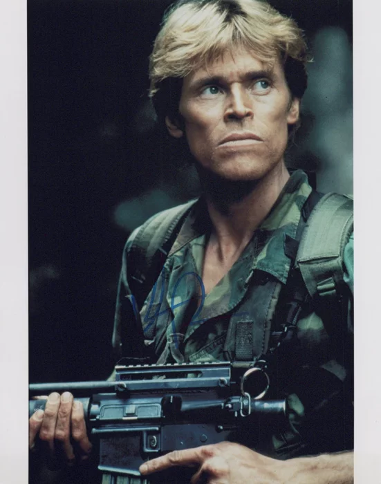 Willem DaFoe autograph