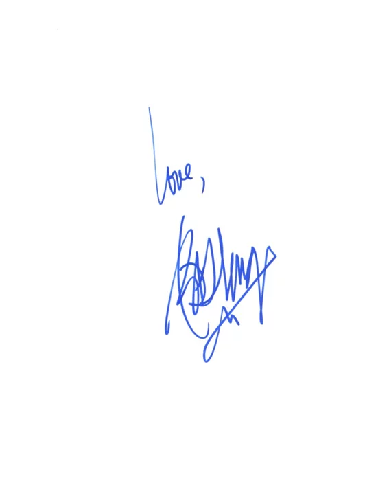 BD Wong autograph