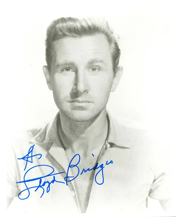 Lloyd Bridges autograph