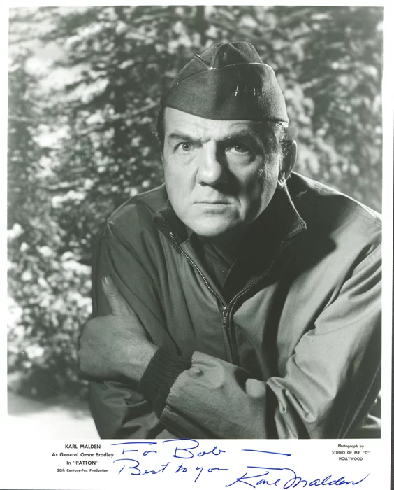 Karl Malden autograph