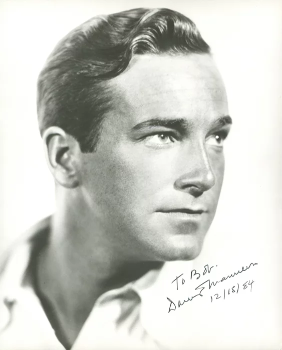 David Manners autograph