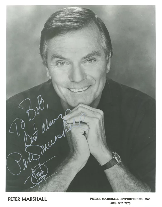 Peter Marshall autograph