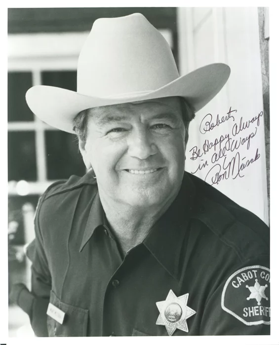 Ron Masak autograph