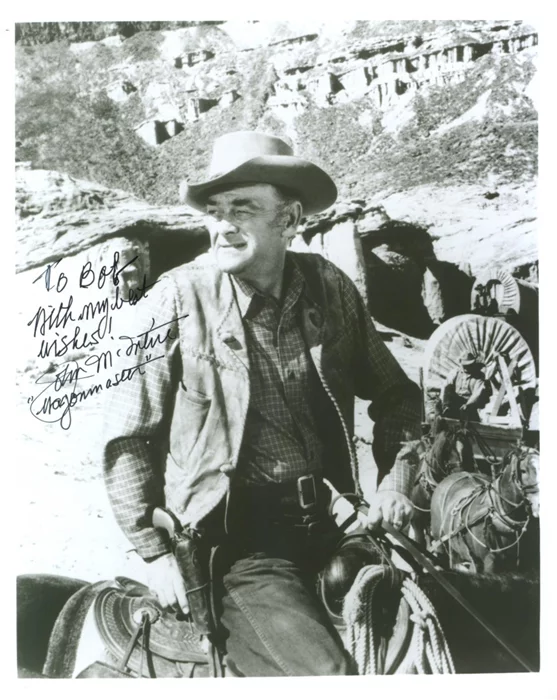 John McIntire autograph
