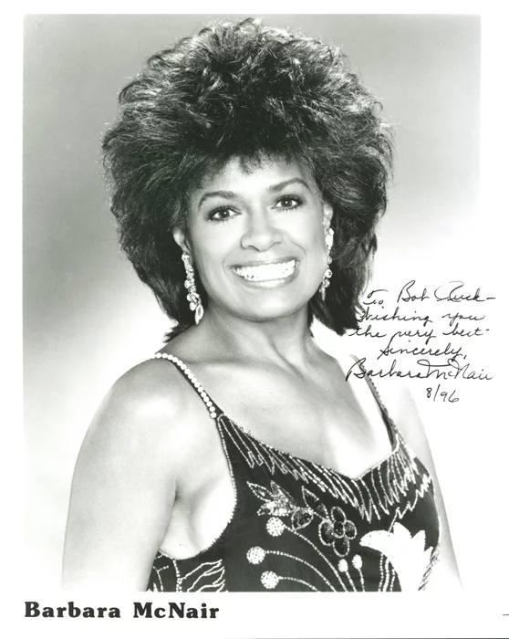 Barbara McNair autograph